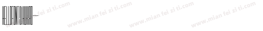 hellofont id huxiao字体转换